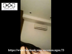 Секс на кровати с сиськастой вьетнамской девчонкой Victoria Tran