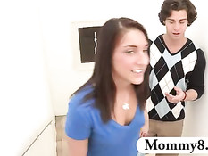 Развратная мачеха Tara Holiday ебётся с Mischa Brooks и её парнем