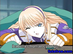 Три обнажённые хентай лесбиянки решили попробовать страпоном