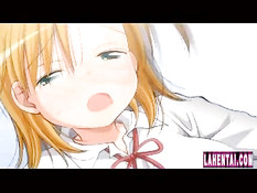 Возбуждённый паренёк дрочит член и лижет киску хентай девушке