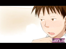 Возбуждённый паренёк дрочит член и лижет киску хентай девушке