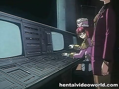 Рыцарь приковал аниме девушку цепями и заставил отсасывать член