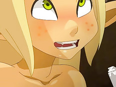 Девчонки из анимационного сериала Wakfu занялись лесби сексом