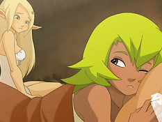 Девчонки из анимационного сериала Wakfu занялись лесби сексом