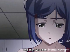 Счастливый парень в ночном лесу ебётся с сисястой хентай девкой