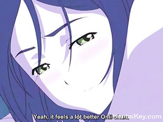 Счастливый парень в ночном лесу ебётся с сисястой хентай девкой