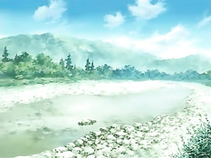 Хентай девка зашла в комнату и села сверху на возбуждённый хуй