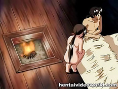 Хентай девка зашла в комнату и села сверху на возбуждённый хуй