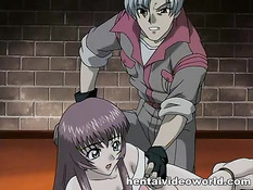 Хентай девчонки выдрочили у лежачего парнишки сперму в бокал