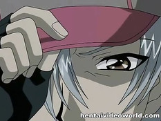 Хентай девчонки выдрочили у лежачего парнишки сперму в бокал