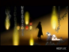 Скованные цепями хентай девки подверглись сексуальному насилию