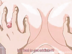 Возбуждённый паренёк оттрахал в душе сисястую хентай женщину