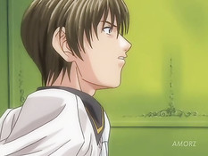 Парнишка занимается сексом с двумя шикарными хентай девушками