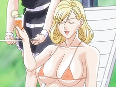 Парнишка занимается сексом с двумя шикарными хентай девушками