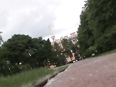 Брюнеточка из Санкт-Петербурга оттрахана в задницу после отсоса