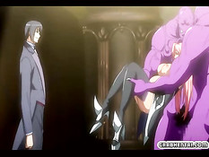 Похотливые монстры вдвоём оттрахали беременную хентай девушку