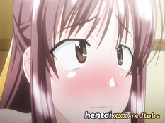 Две хентай девушки сосут парню член и дрочат большими сиськами