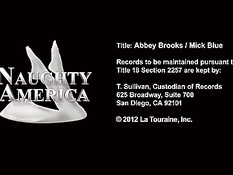 Мужчина оттрахал на диване грудастую блондиночку Abbey Brooks