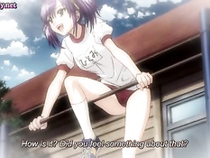 Грудастая хентай блондиночка села на парня и довела до оргазма