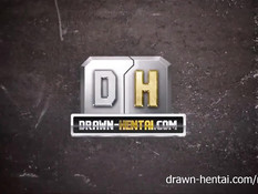 Аниме блондинка и девушка с красными волосами отсасывают член