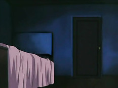 Зашёл в спальню к сисястой хентай женщине и оттрахал на кровати