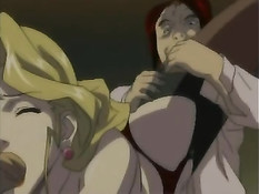 Развратные хентай девушки занимаются сексом с коллегами в офисе