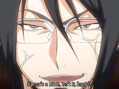 Злобный демон поймал и отодрал раком сиськастую хентай девушку