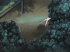 Злые мужики связали и оттрахали в парке сисястую хентай девушку