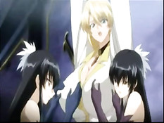 Хентай лесбияночки трутся мокрыми кисками и большими сиськами