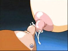 Хентай лесбияночки трутся мокрыми кисками и большими сиськами