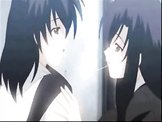 Хентай лесбияночки трутся мокрыми кисками и большими сиськами