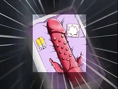 Паренёк трахает грудастую хентай подружку и облизывает её тело