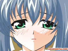 Пилот самолёта оттрахал в письку возбуждённую хентай девчонку