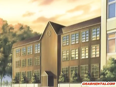 Пилот самолёта оттрахал в письку возбуждённую хентай девчонку