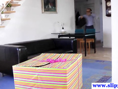 Русская девка Doris Ivy лижет англичанке пизду и сосёт мужику хуй