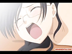 Преподаватель привязал к столу хентай девушку и оттрахал раком