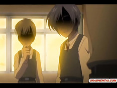 Преподаватель привязал к столу хентай девушку и оттрахал раком