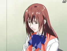 Сексуальная хентай блондинка трахается в офисе со своим боссом