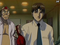 Сексуальная хентай блондинка трахается в офисе со своим боссом