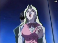 Сексуальная хентай блондинка трахается в офисе со своим боссом