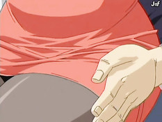 Сексуальная хентай блондинка трахается в офисе со своим боссом