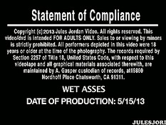 Мокрая девушка с татуировками Mischa Brooks насладилась аналом