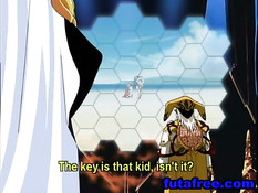 Хентай девушку с красными волосами оттрахал щупальцами монстр