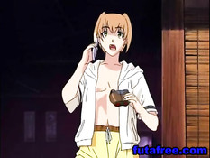 Хентай девушку с красными волосами оттрахал щупальцами монстр