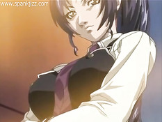 Возбуждённые аниме лесбиянки целуются и трутся мокрыми кисками