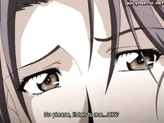 Паренёк оттрахал вибратором и членом грудастую хентай женщину