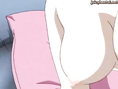 Паренёк оттрахал вибратором и членом грудастую хентай женщину