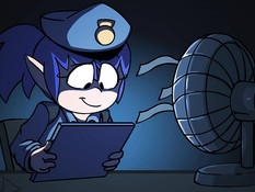 Аниме девчонка ночью отсасывает и трахается со злобным монстром