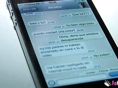 Худенькая испанская девчонка Ainara Reina снимается в порнушке