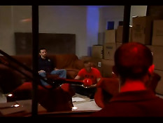 Гомосексуальные мужики дрочат друг другу и ебутся в групповухе